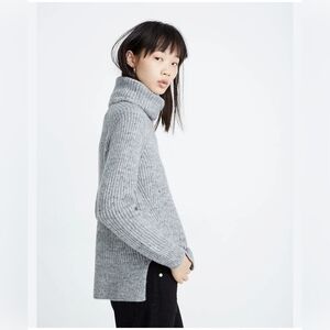 MADEWELL Donegal Mercer Turtleneck Sweater in Coziest Yarn,  Size S